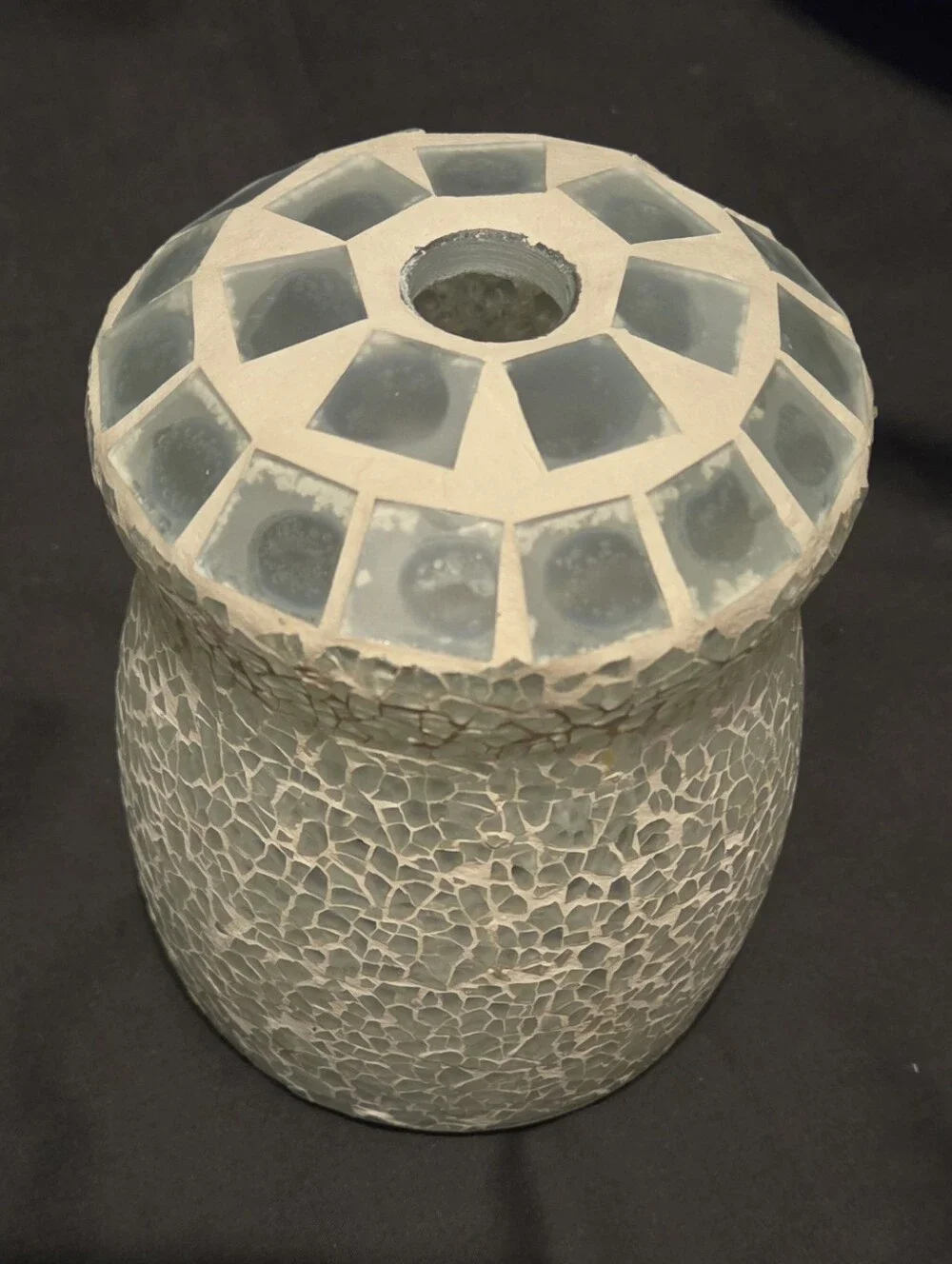 Green Mosaic Tile Topper for Former Essential Oil Diffuser/Light by Intertek